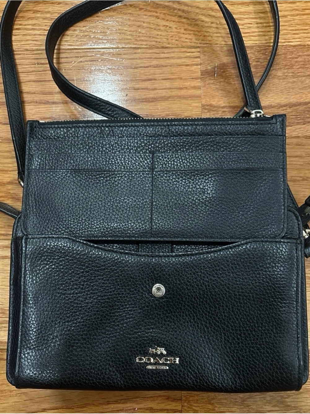 Coach Leather Crossbody Bag - Picture 5 of 9